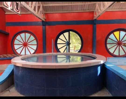Hotel Y Balneario Ojo Caliente Camargo Eksteriør billede